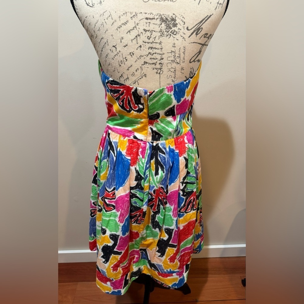 Multicolor Halter Neck Dress - Picture 4 of 10